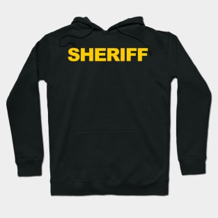 Sheriff Police Front Back Law Enforcet Hoodie
